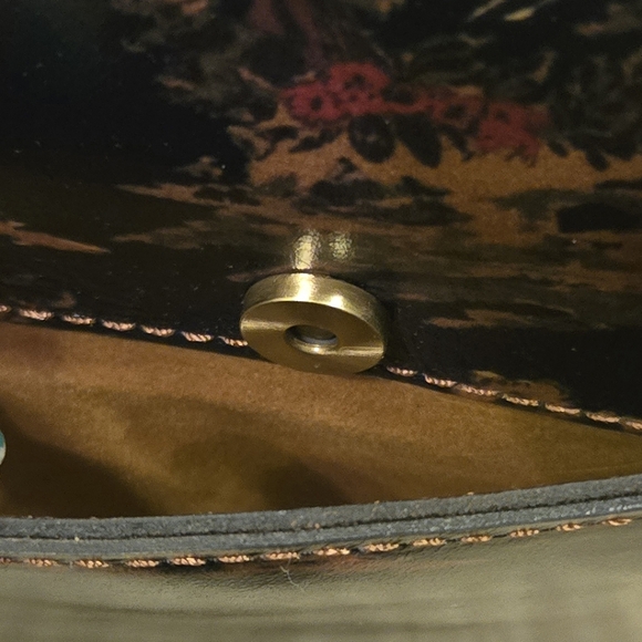 Patricia Nash Kent Countryside Aveley Multi Pocket Leather Suede Crossbody Bag - Picture 9 of 16